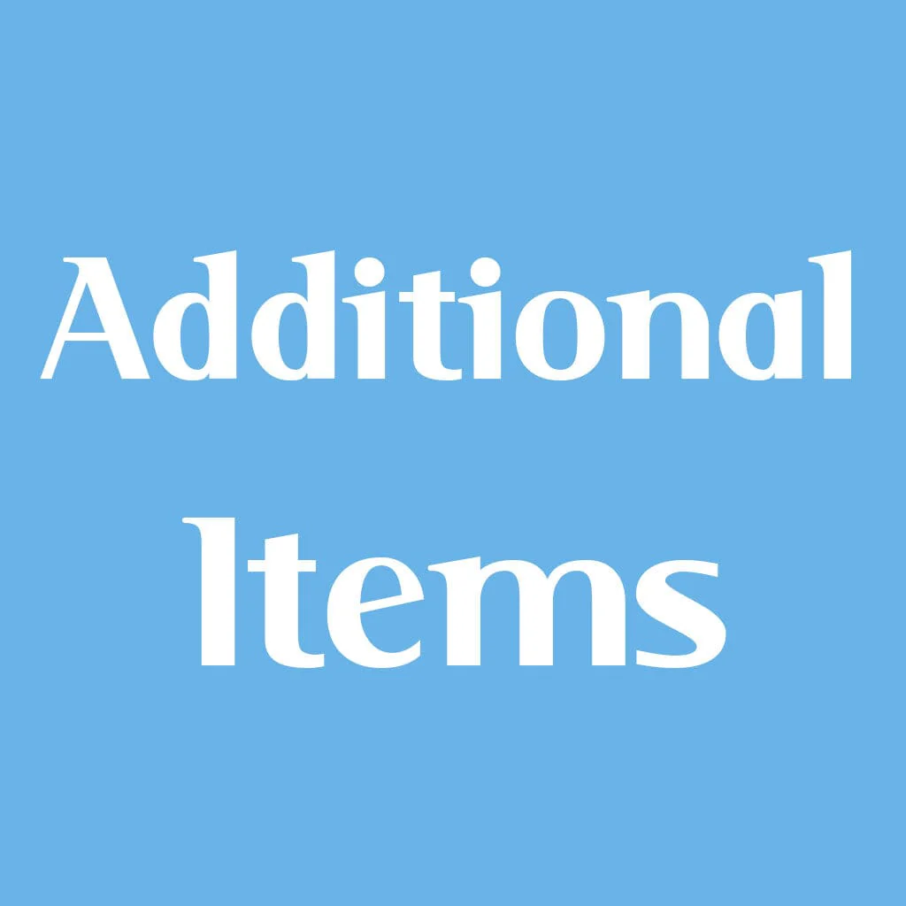 Option - Additional Items