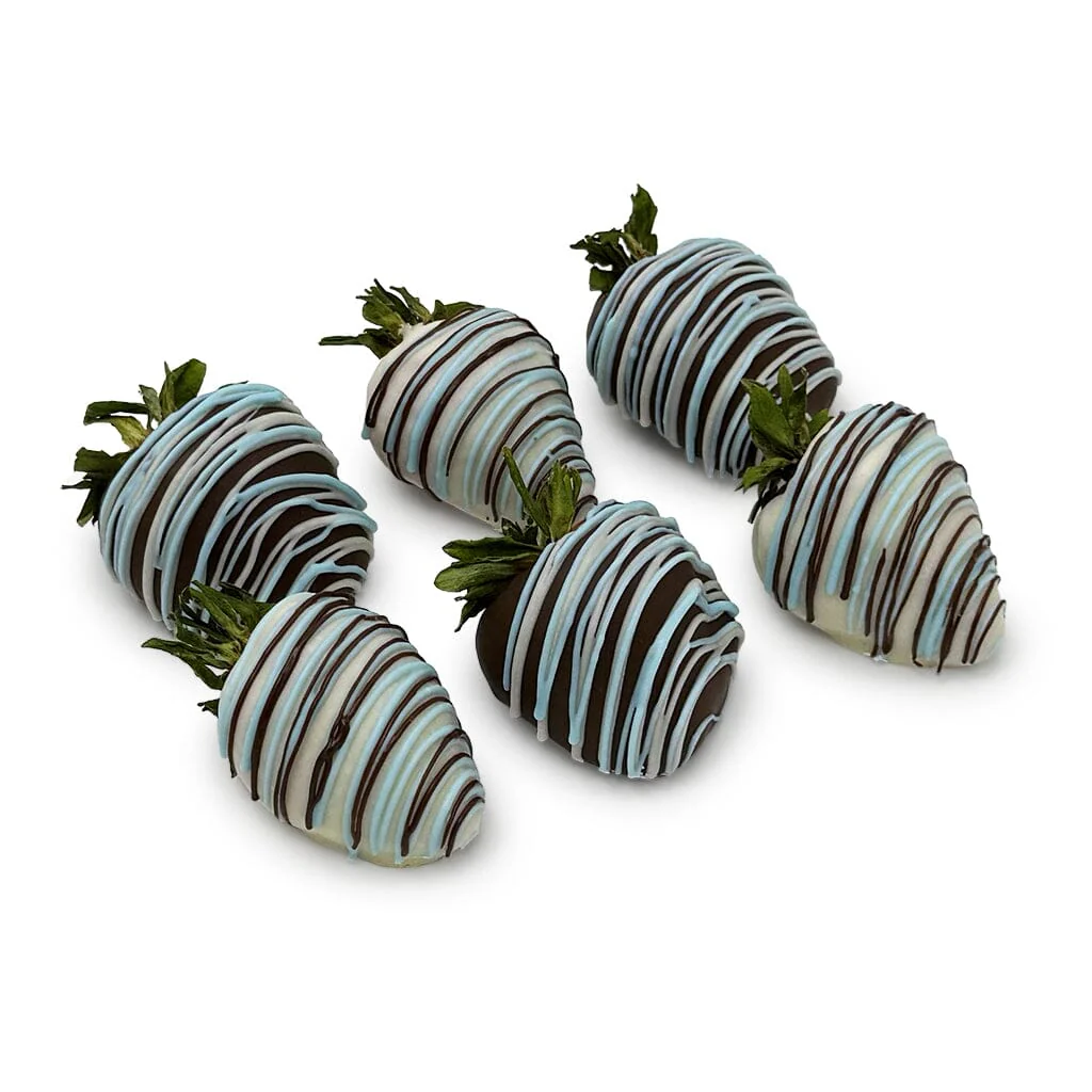 Blue Drizzle Strawberries