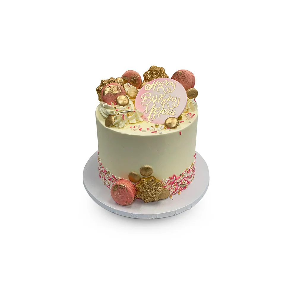 Blushing Gold Macaron