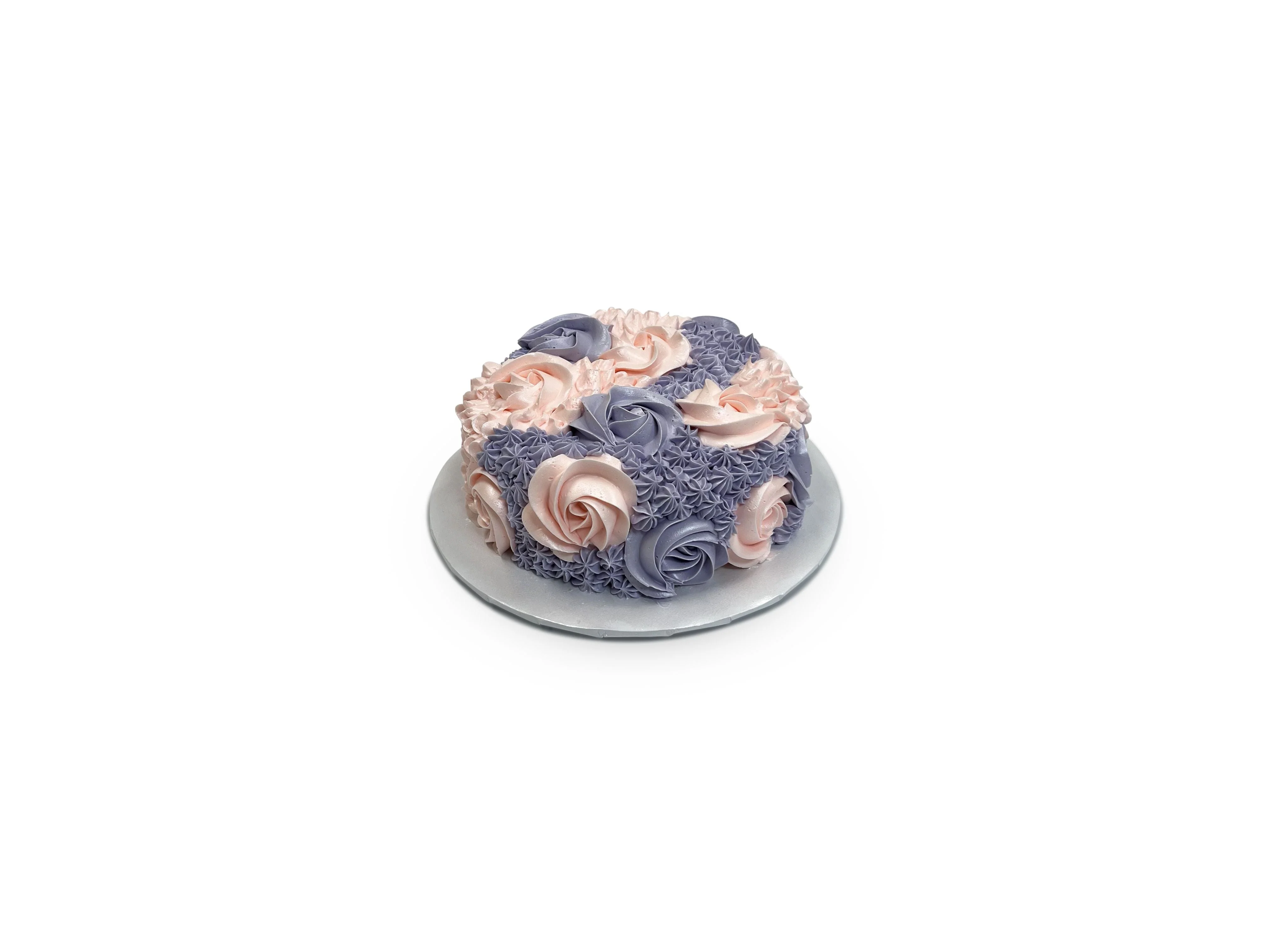 Blushing Grey Smash Cake