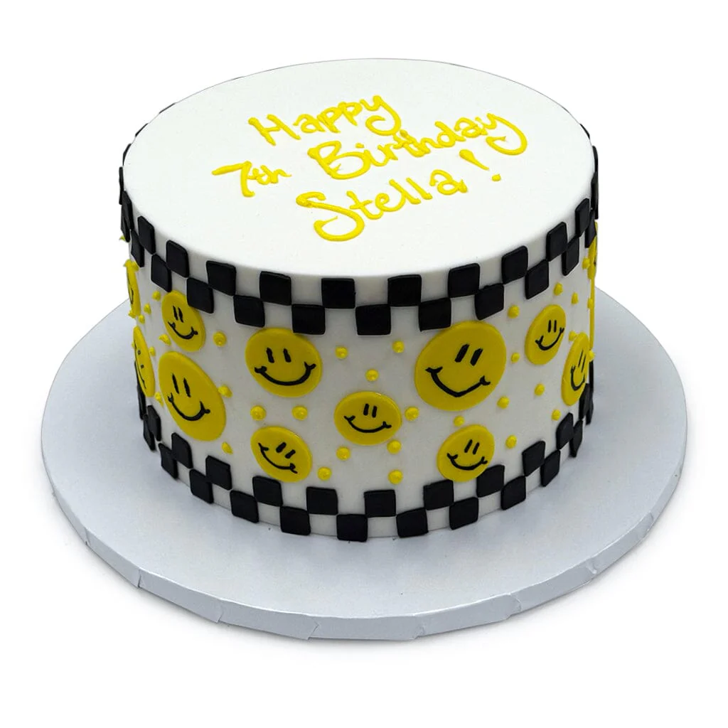 Checkered Smiley Face