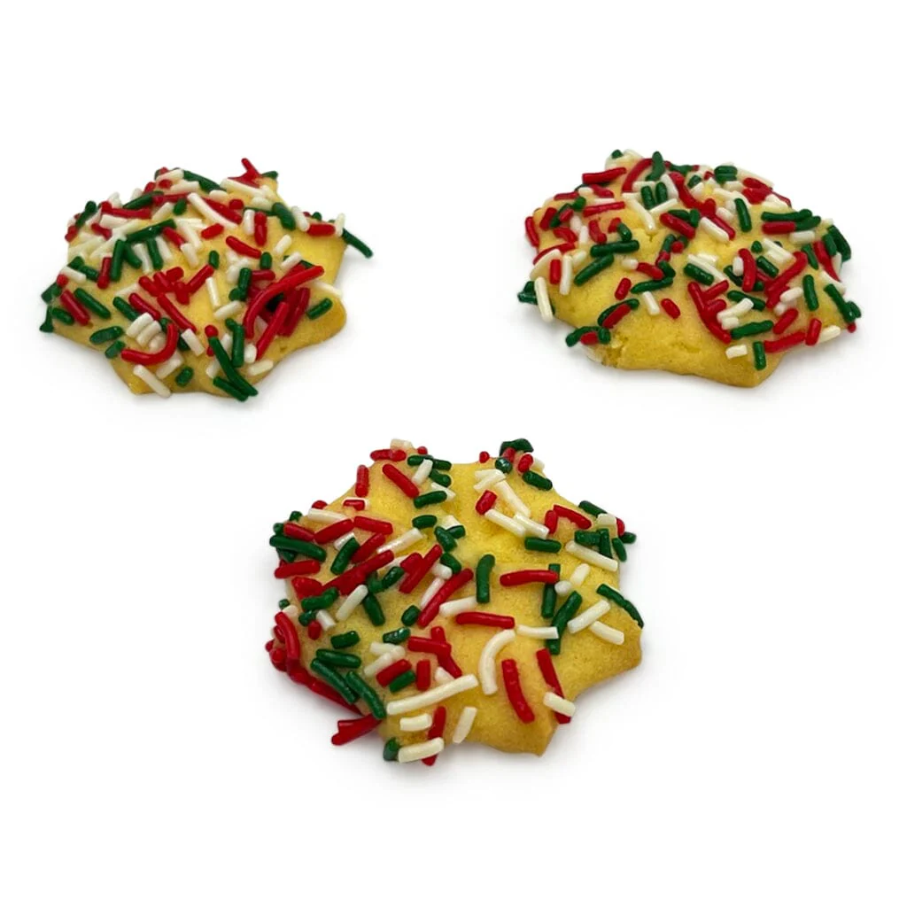 Christmas Sprinkle Butter Cookies