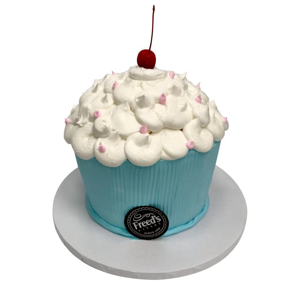 Blue Cupcake Birthday