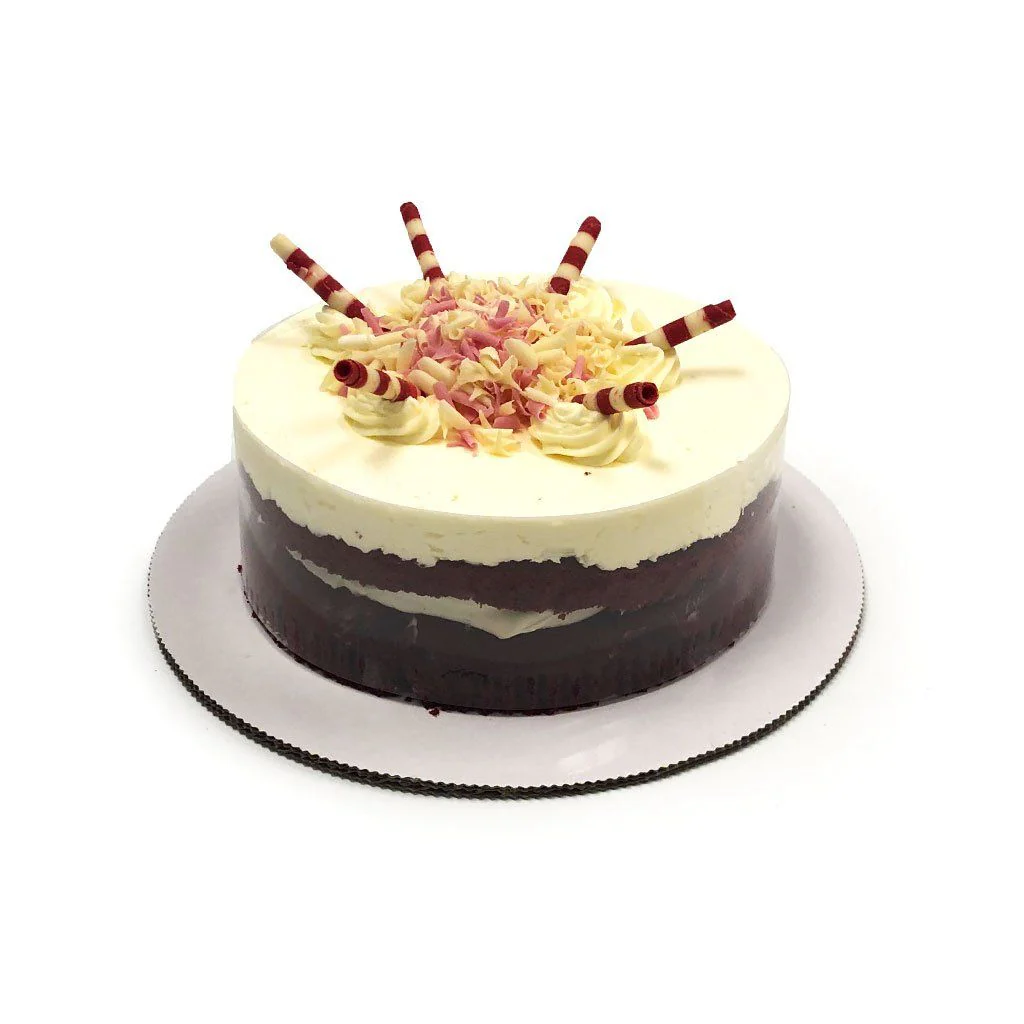 Cozy-Sized Red Velvet Vegas Dessert Cake