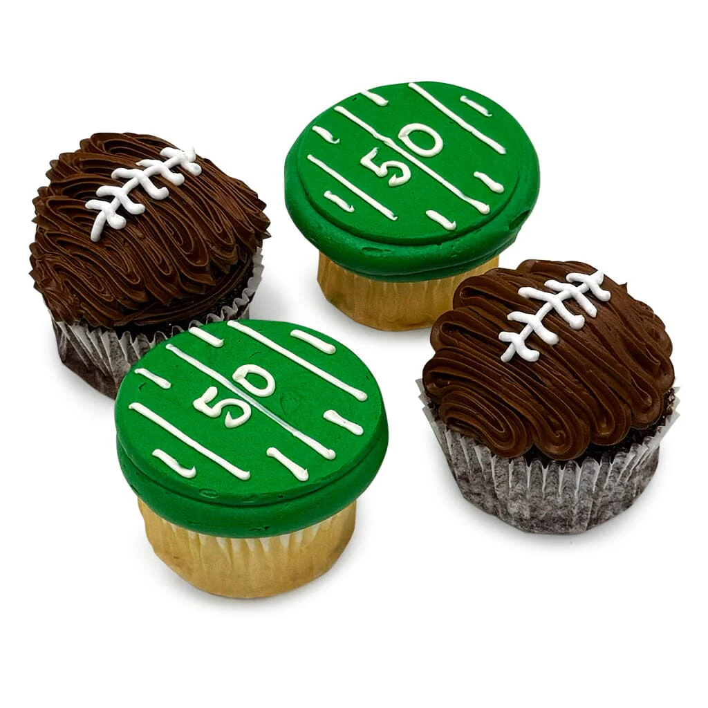 End Zone Cupcakes