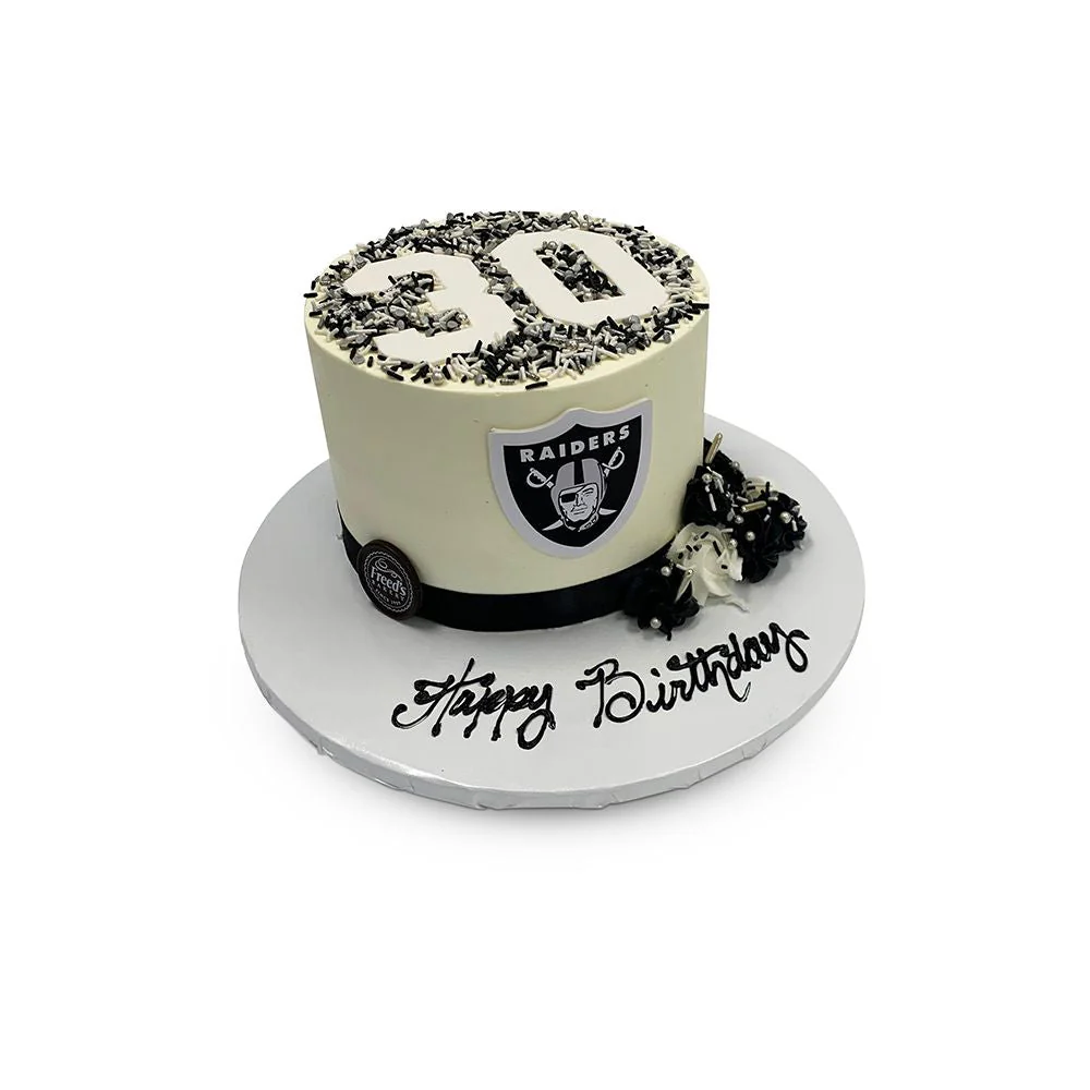 Football Numbers Birthday Cake