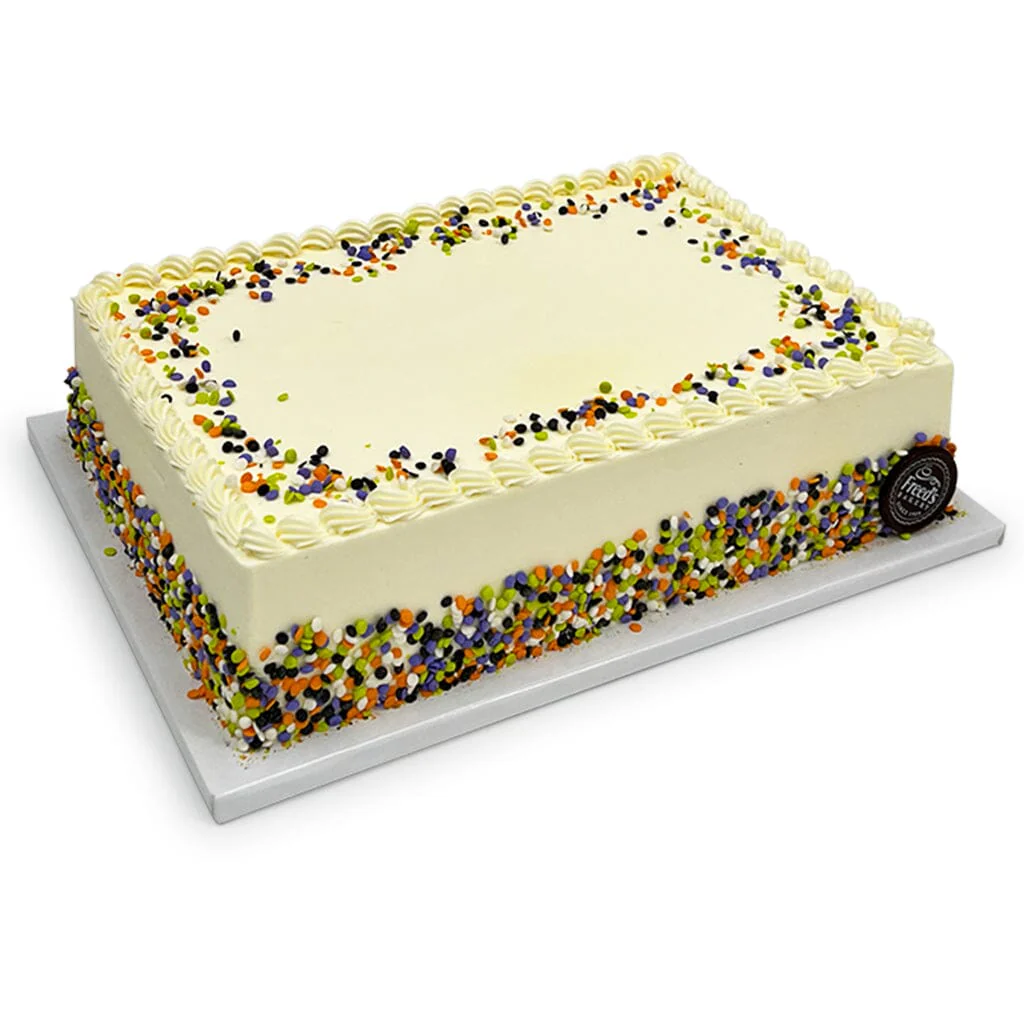 Halloween Sprinkle Cake