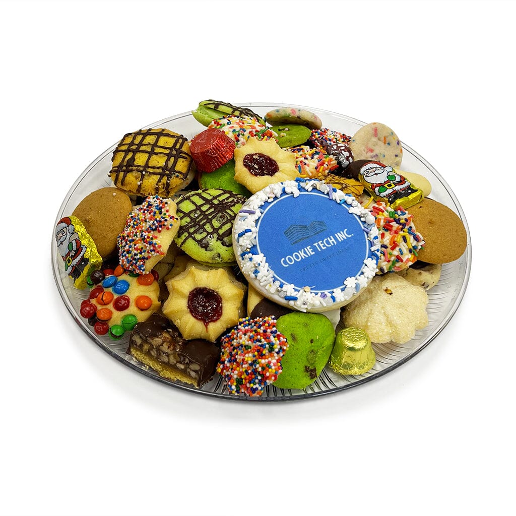 LOGO COOKIE & Christmas Wrapped Cookie Tray