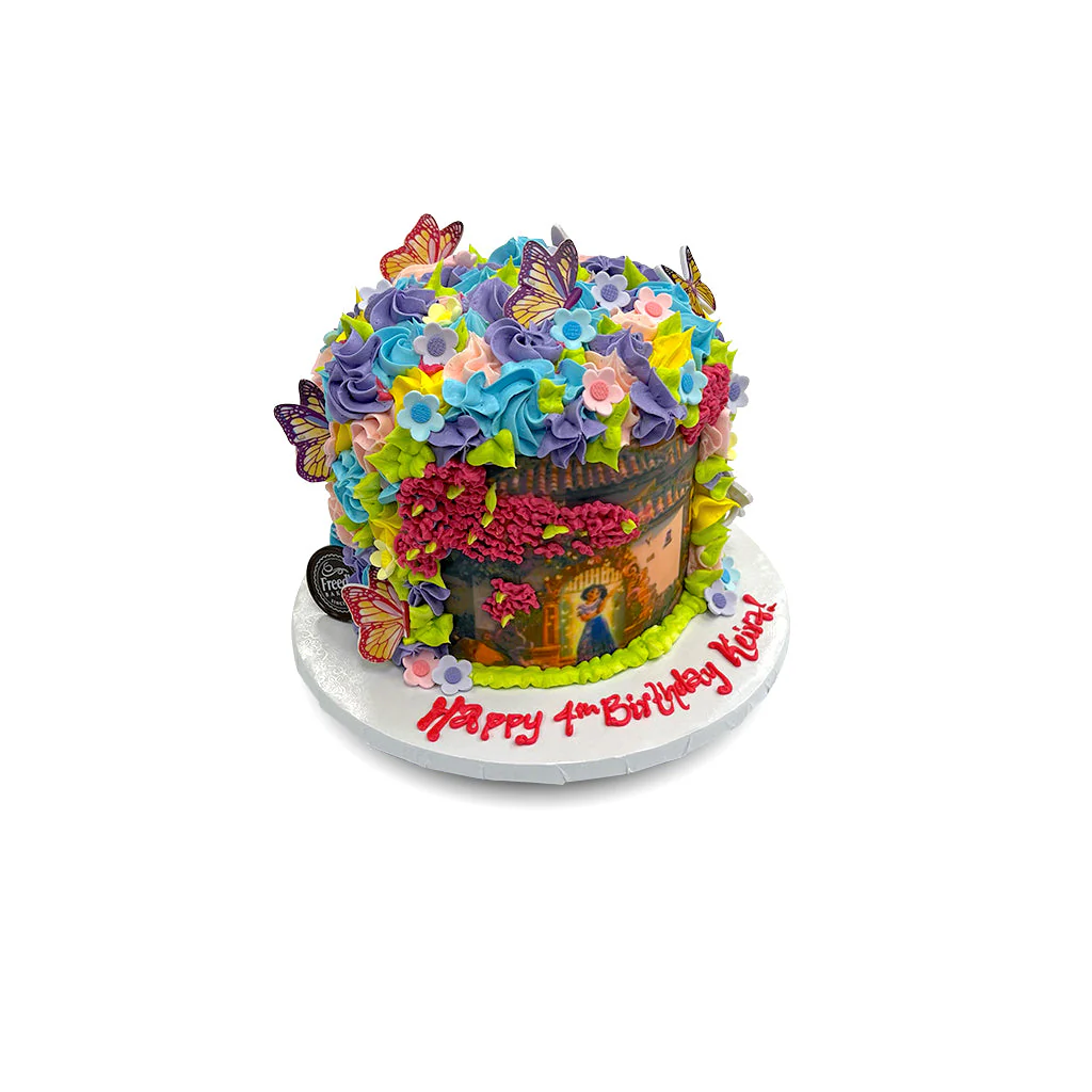 Madrigal Floral Birthday Cake
