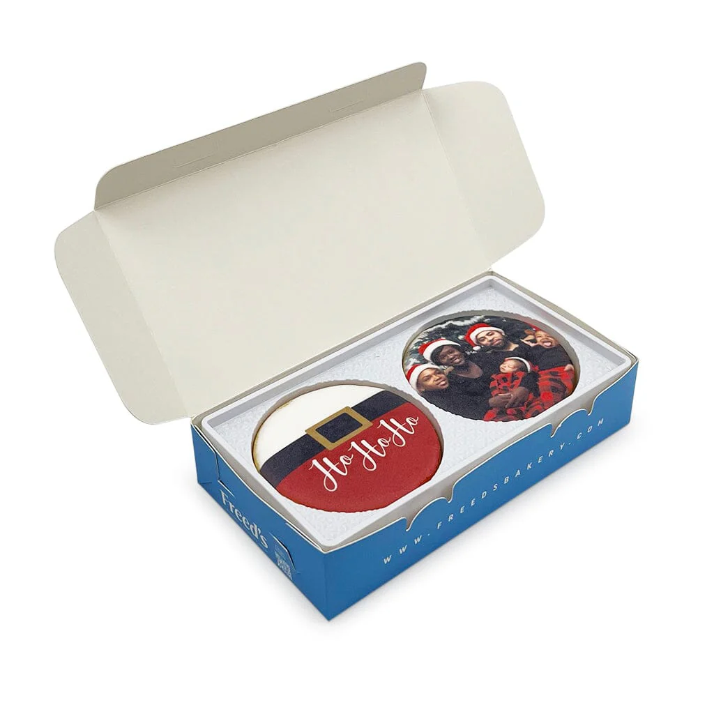 Merry Christmas Custom Cookie Gift Box - Image 5
