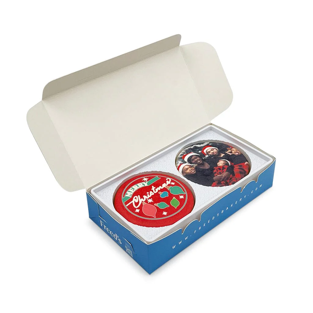 Merry Christmas Custom Cookie Gift Box - Image 6