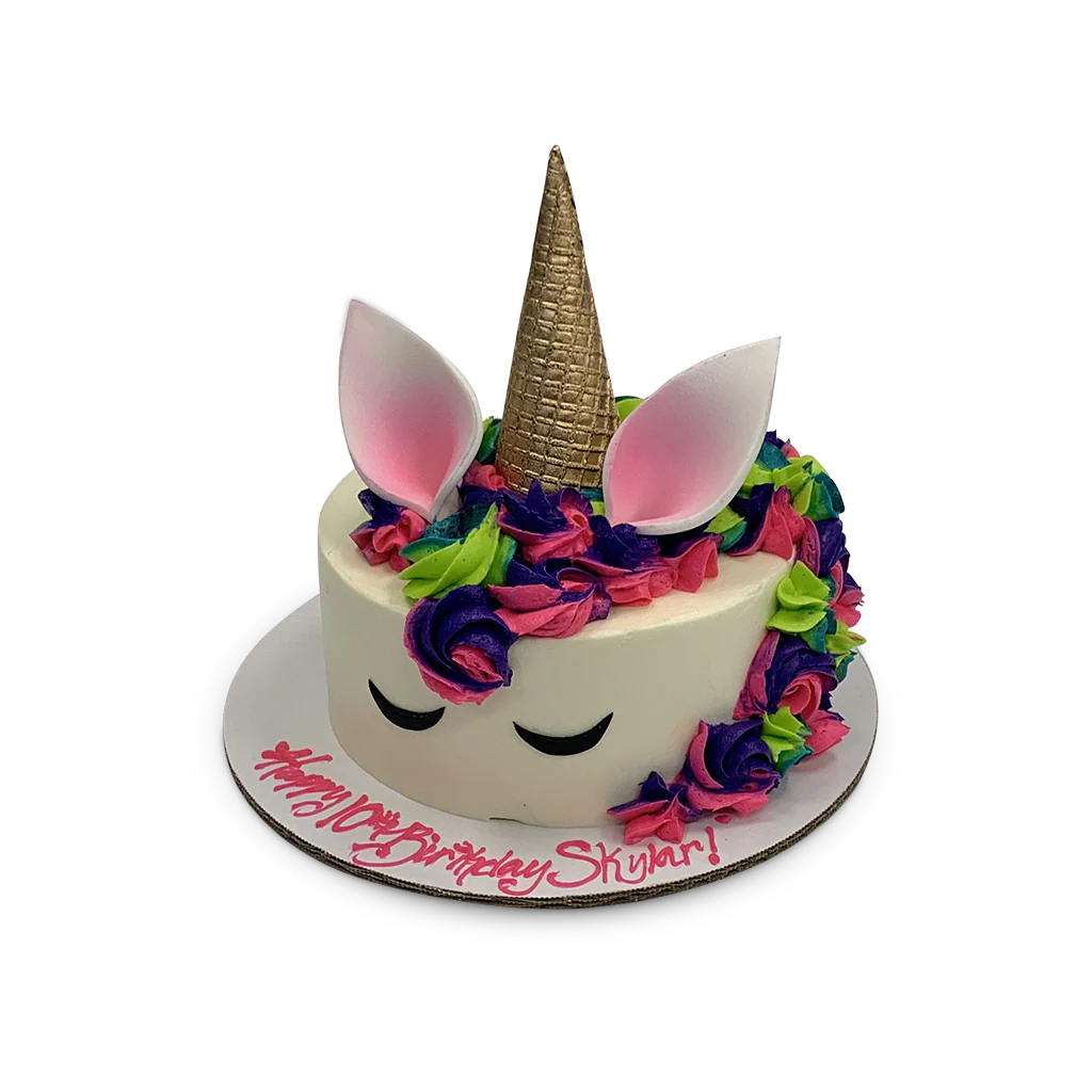 Mini Unicorn Spirit Animal Birthday Cake
