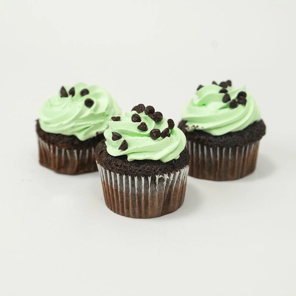 Mint Chocolate Chip Vegas Cupcake