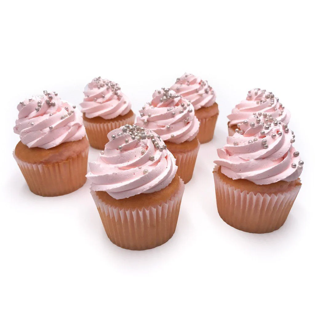 Pink Champagne Cupcakes