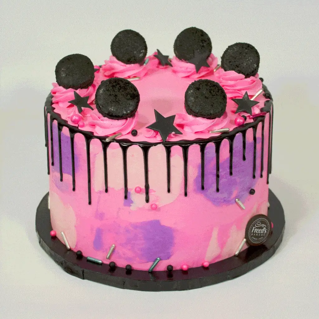 Pink Pour Sunset CAKE#TWO