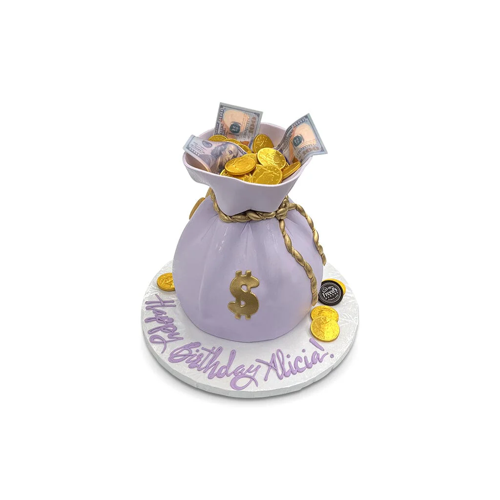 Purple Money Bags