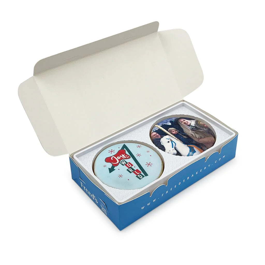 Retro Christmas Custom Cookie Gift Box - Image 6