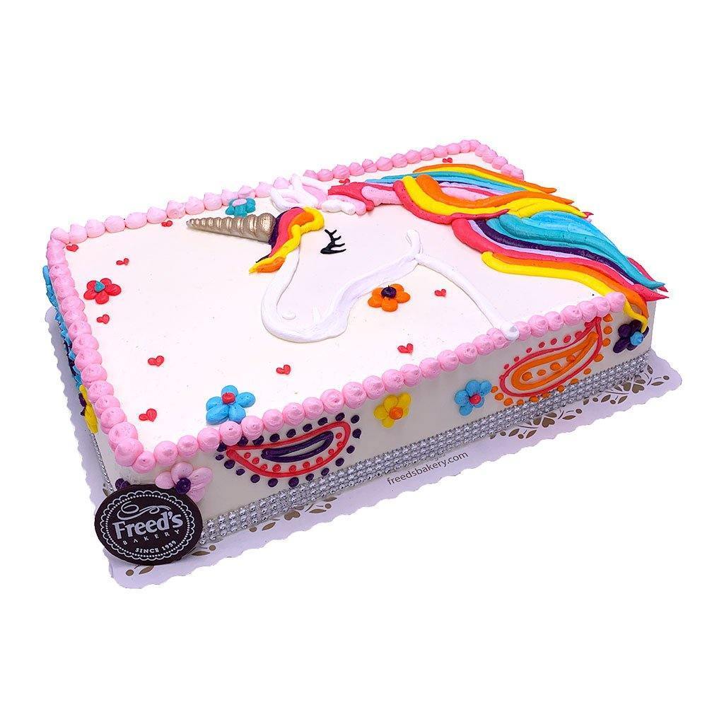 Unicorn Rainbow Birthday Cake - Image 2