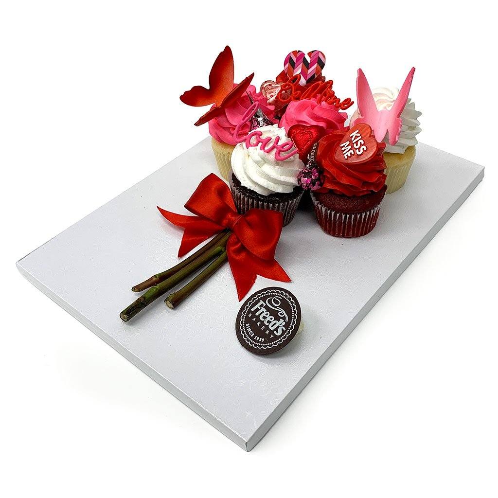 Valentine's Cupcake Bouquet - Image 2